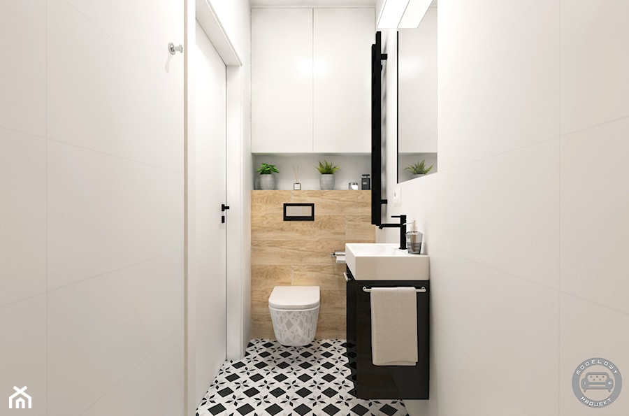 Mini łazienka - zdjęcie od Modelowy Projekt