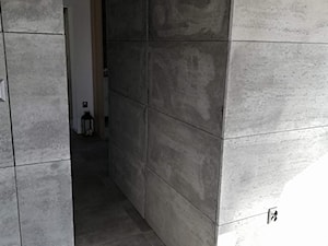 beton architektoniczny trawertyn - Hol / przedpokój, styl industrialny - zdjęcie od novodeco