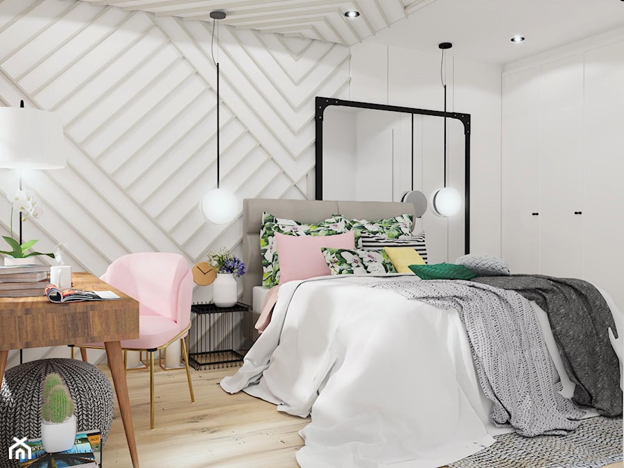 Lustro w sypialni - zdjęcie od Wezubo_ Przestrzeń według blondynki