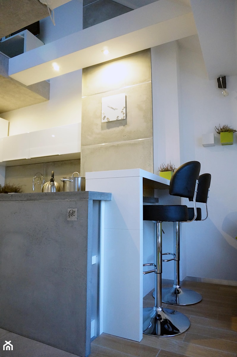 Mieszkanie na poddaszu - Kuchnia, styl nowoczesny - zdjęcie od Art Design Studio