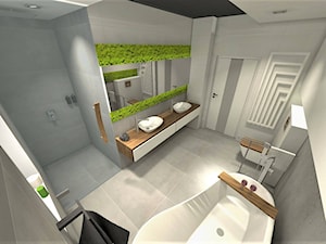 Projekt domu 150m2 - Łazienka, styl nowoczesny - zdjęcie od Art Design Studio