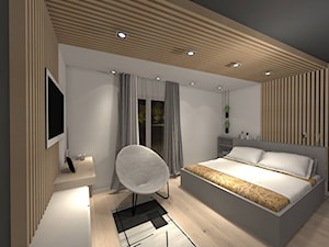 Projekt domu 150m2 - Sypialnia, styl nowoczesny - zdjęcie od Art Design Studio