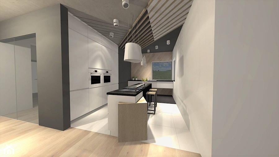 Projekt domu 150m2 - Kuchnia, styl nowoczesny - zdjęcie od Art Design Studio
