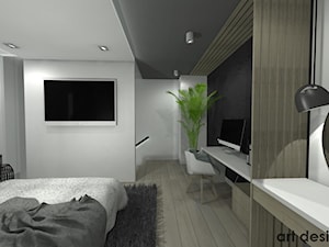 Mieszkanie dwupoziomowe - Sypialnia, styl nowoczesny - zdjęcie od Art Design Studio