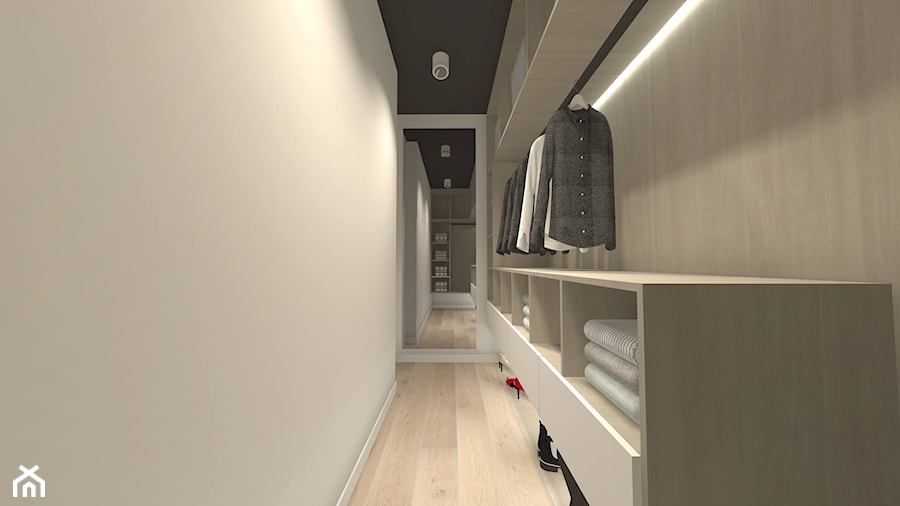 Projekt domu 150m2 - Garderoba, styl nowoczesny - zdjęcie od Art Design Studio