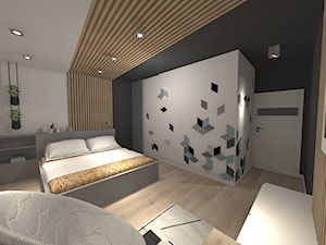 Projekt domu 150m2 - Sypialnia, styl nowoczesny - zdjęcie od Art Design Studio