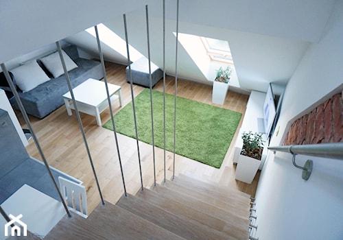 Mieszkanie na poddaszu - Salon, styl nowoczesny - zdjęcie od Art Design Studio