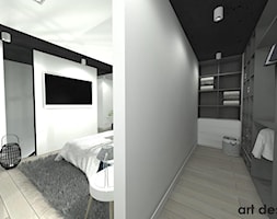 Mieszkanie dwupoziomowe - Sypialnia, styl nowoczesny - zdjęcie od Art Design Studio - Homebook