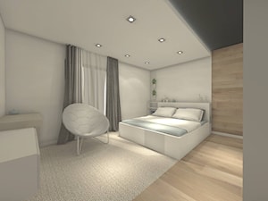 Projekt domu 150m2 - Sypialnia, styl nowoczesny - zdjęcie od Art Design Studio