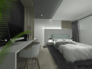 Mieszkanie dwupoziomowe - Sypialnia, styl nowoczesny - zdjęcie od Art Design Studio