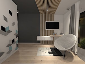 Projekt domu 150m2 - Sypialnia, styl nowoczesny - zdjęcie od Art Design Studio