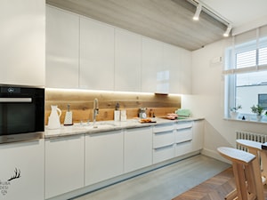 MINIMALISTYCZNY APARTAMENT Z NUTKĄ RETRO - Kuchnia, styl minimalistyczny - zdjęcie od Kruba Design