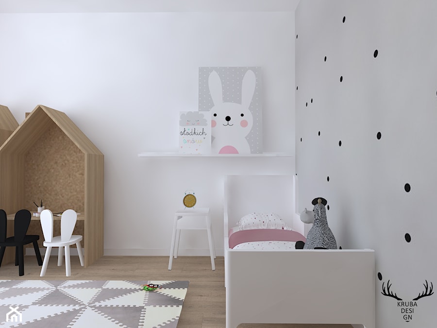 ARTYSTYCZNY ZOLIBORZ - Pokój dziecka, styl minimalistyczny - zdjęcie od Kruba Design