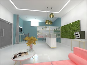 Projekt salonu piękności - Wnętrza publiczne, styl glamour - zdjęcie od ATU STUDIO
