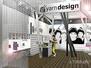 Projekt sklepu YARNDESIGN - Wnętrza publiczne, styl nowoczesny - zdjęcie od ATU STUDIO