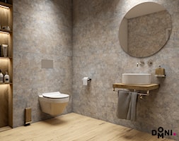 Gościnna łazienka w stylu eklektycznym - Łazienka, styl nowoczesny - zdjęcie od Domni - sklep & portal wnętrzarski - Homebook