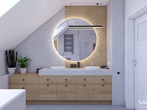 Nowoczesna łazienka w stylu skandynawskim - zdjęcie od VISO Pracownia Projektowa