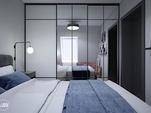 Sypialnia w stylu loft - zdjęcie od VISO Pracownia Projektowa