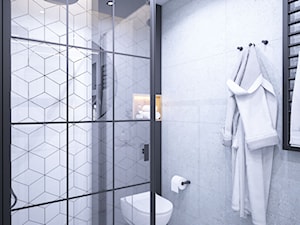 Nowoczesna łazienka w industrialnym stylu - zdjęcie od VISO Pracownia Projektowa