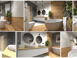 Projekt łazienki - zdjęcie od "W 4 ścianach" Studio Projektowania Wnętrz