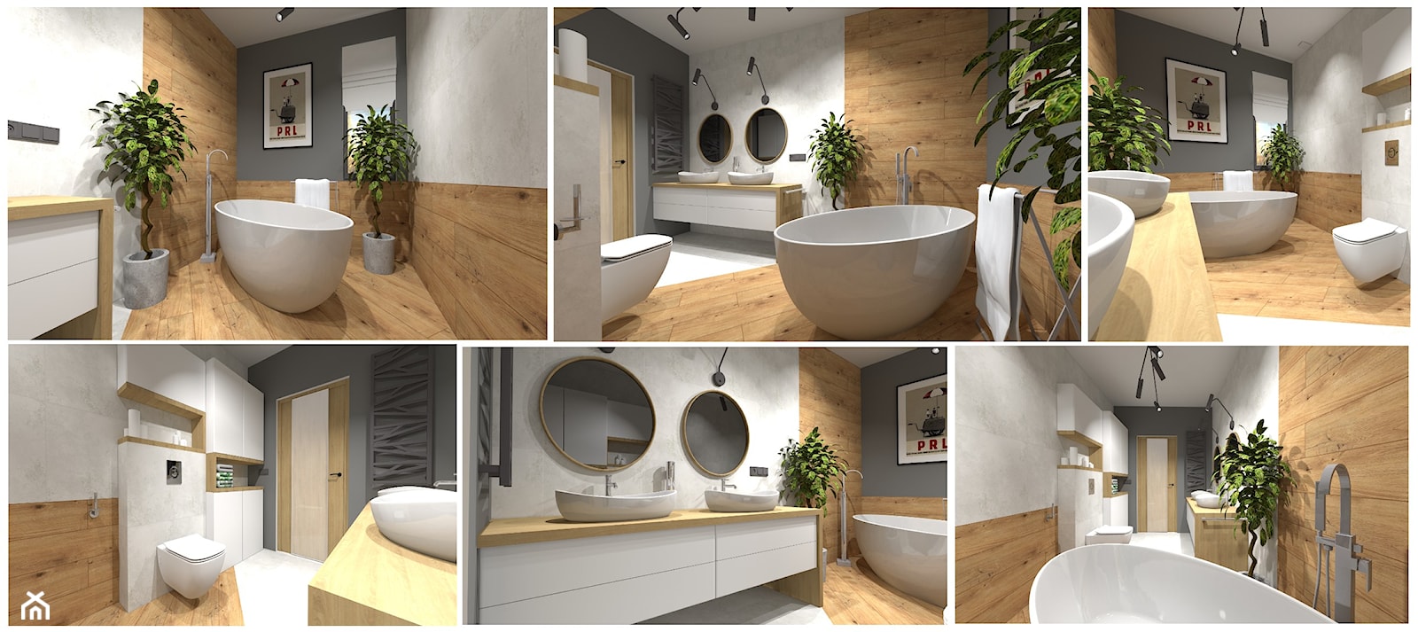 Projekt łazienki - zdjęcie od "W 4 ścianach" Studio Projektowania Wnętrz - Homebook