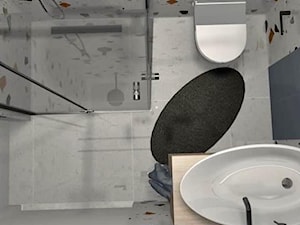 Wizualizacje małej łazienki - Łazienka, styl nowoczesny - zdjęcie od WnetrzaSzczepankiewicz