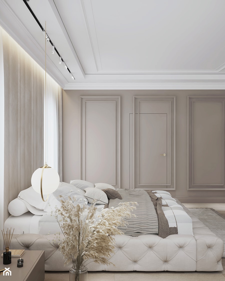 Willa Wawer - Sypialnia, styl glamour - zdjęcie od Hedo Architects