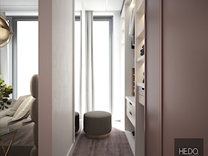 Sypialnia w domu na warszawskim Wawrze - zdjęcie od Hedo Architects