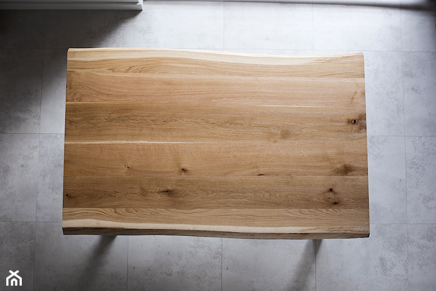 Stół z krawędzią life-edge - Salon, styl industrialny - zdjęcie od Drew-wood