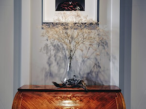 Salon Jadalnia Kuchnia- Kompozycje dekoracyjne z korzeni i szkła - Hol / przedpokój, styl vintage - zdjęcie od Newformglass