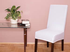 Pokrowiec na krzesło biały - zdjęcie od shoperly
