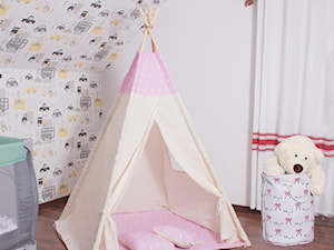 Namiot Tipi dla dzieci różowy w gwiazdki - zdjęcie od shoperly