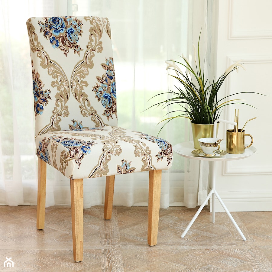 Pokrowiec na krzesło elastyczny glamour - zdjęcie od shoperly