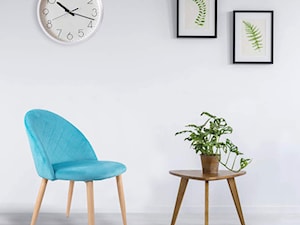Krzesło tapicerowane Aston turkusowe - zdjęcie od shoperly