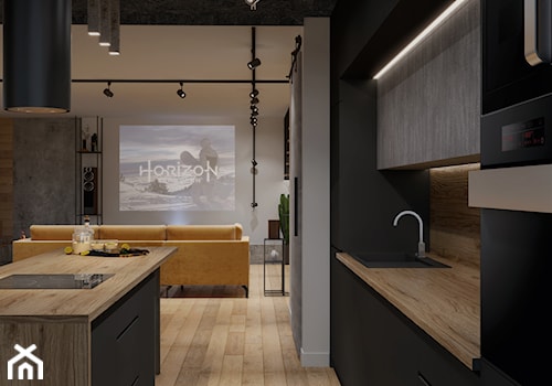 Moonshine - Kuchnia, styl industrialny - zdjęcie od Rząsa Home Designer