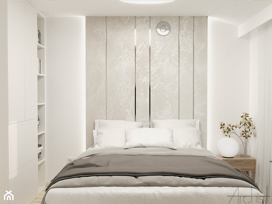 BD - Sypialnia, styl nowoczesny - zdjęcie od Biostani Architektura