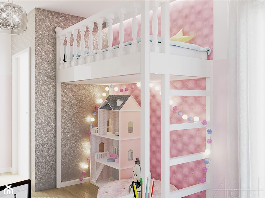 KA 100 - Pokój dziecka, styl glamour - zdjęcie od Biostani Architektura