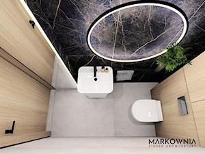 wc dla gości - zdjęcie od MARKOWNIA studio architektury