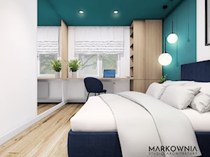 MIESZKANIE GLIWICE #4 - Sypialnia, styl nowoczesny - zdjęcie od MARKOWNIA studio architektury