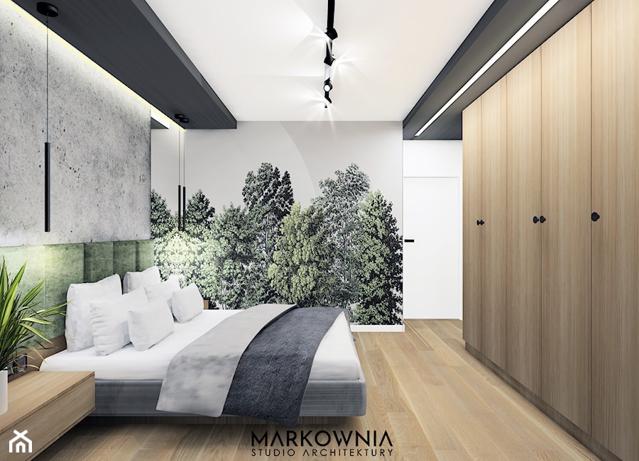 SYPIALNIA W MIESZKANIU W CHORZOWIE - zdjęcie od MARKOWNIA studio architektury