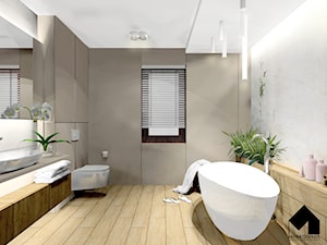 łazienka na piętrze - zdjęcie od MARKOWNIA studio architektury