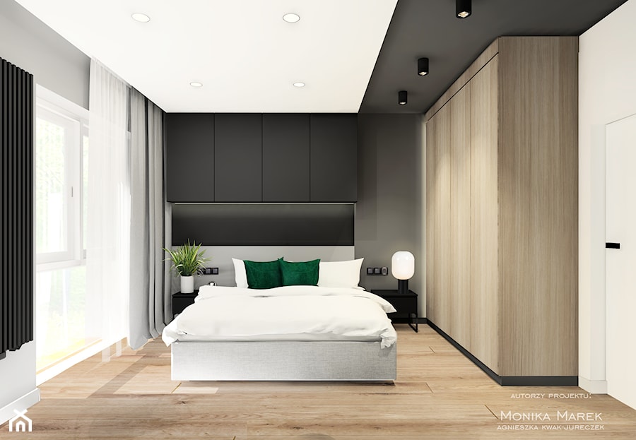 MIESZKANIE KATOWICE # 5 - Sypialnia, styl nowoczesny - zdjęcie od MARKOWNIA studio architektury