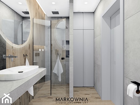 Aranżacje wnętrz - Łazienka: MIESZKANIE GLIWICE #4 - MARKOWNIA studio architektury. Przeglądaj, dodawaj i zapisuj najlepsze zdjęcia, pomysły i inspiracje designerskie. W bazie mamy już prawie milion fotografii!