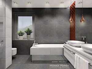 łazienka z miedzią - zdjęcie od MARKOWNIA studio architektury