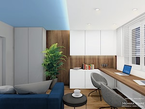 domowe biuro, mieszkanie Tychy - zdjęcie od MARKOWNIA studio architektury