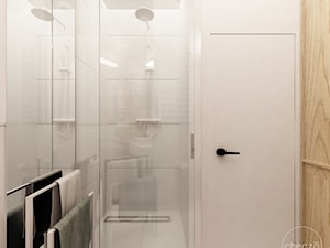 Łazienka w kawalerce - zdjęcie od Checza studio projektowe