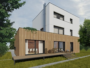 Projekt domu w Poznaniu - Domy, styl nowoczesny - zdjęcie od Duże Pomysły Pracownia Architektury i Wnętrz