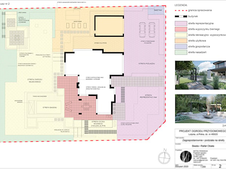 Aranżacje wnętrz - Ogród: Projekt techniczny - Studio Romaniuk. Przeglądaj, dodawaj i zapisuj najlepsze zdjęcia, pomysły i inspiracje designerskie. W bazie mamy już prawie milion fotografii!