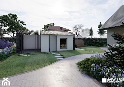 Dopiewiec, projekt ogrodu - Ogród, styl nowoczesny - zdjęcie od Studio Romaniuk