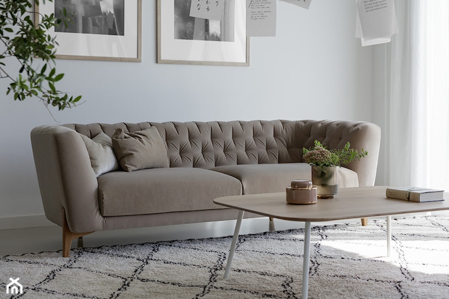 VALENTIN, 3-osobowa sofa Classic Velvet Light Beige - zdjęcie od SITS